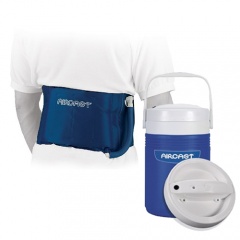 Aircast Back, Hip and Rib Cryo Cuff and Automatic Cold Therapy IC Cooler Saver Pack